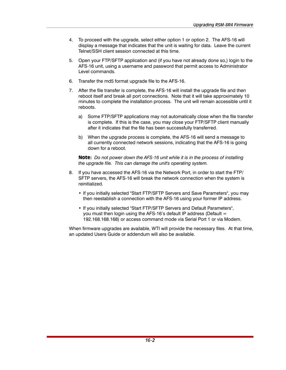 Western Telematic AFS-16-1 User Manual | Page 113 / 135