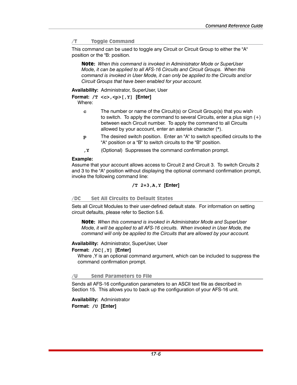 Western Telematic AFS-16-1 User Manual | Page 119 / 135