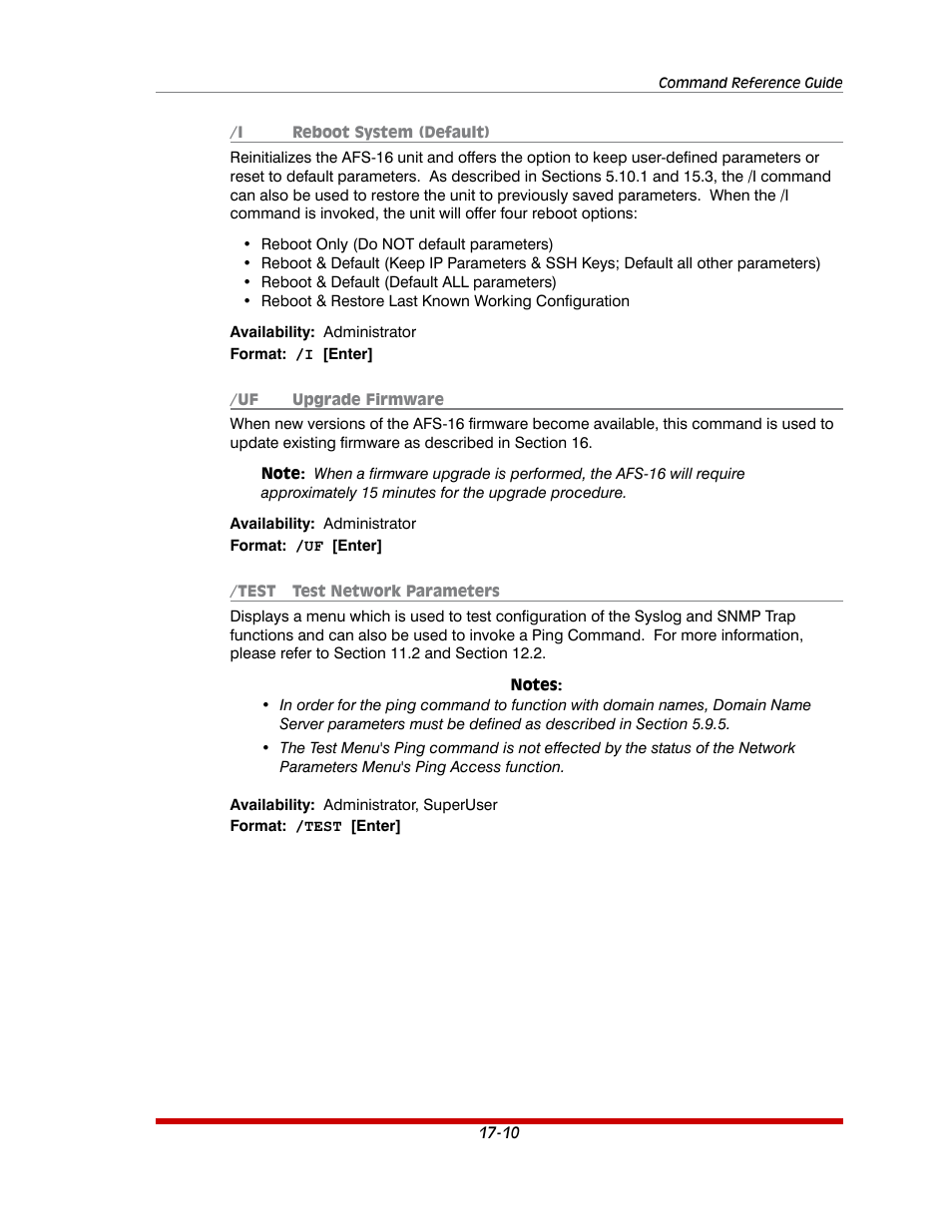 Western Telematic AFS-16-1 User Manual | Page 123 / 135