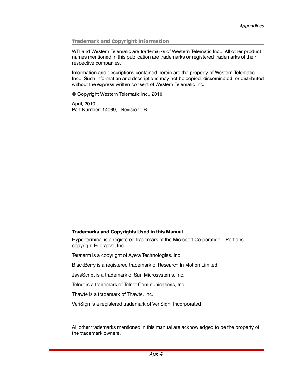 Western Telematic AFS-16-1 User Manual | Page 127 / 135