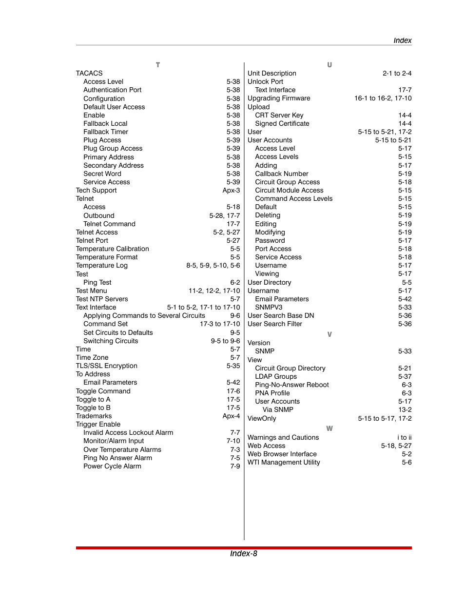Western Telematic AFS-16-1 User Manual | Page 135 / 135