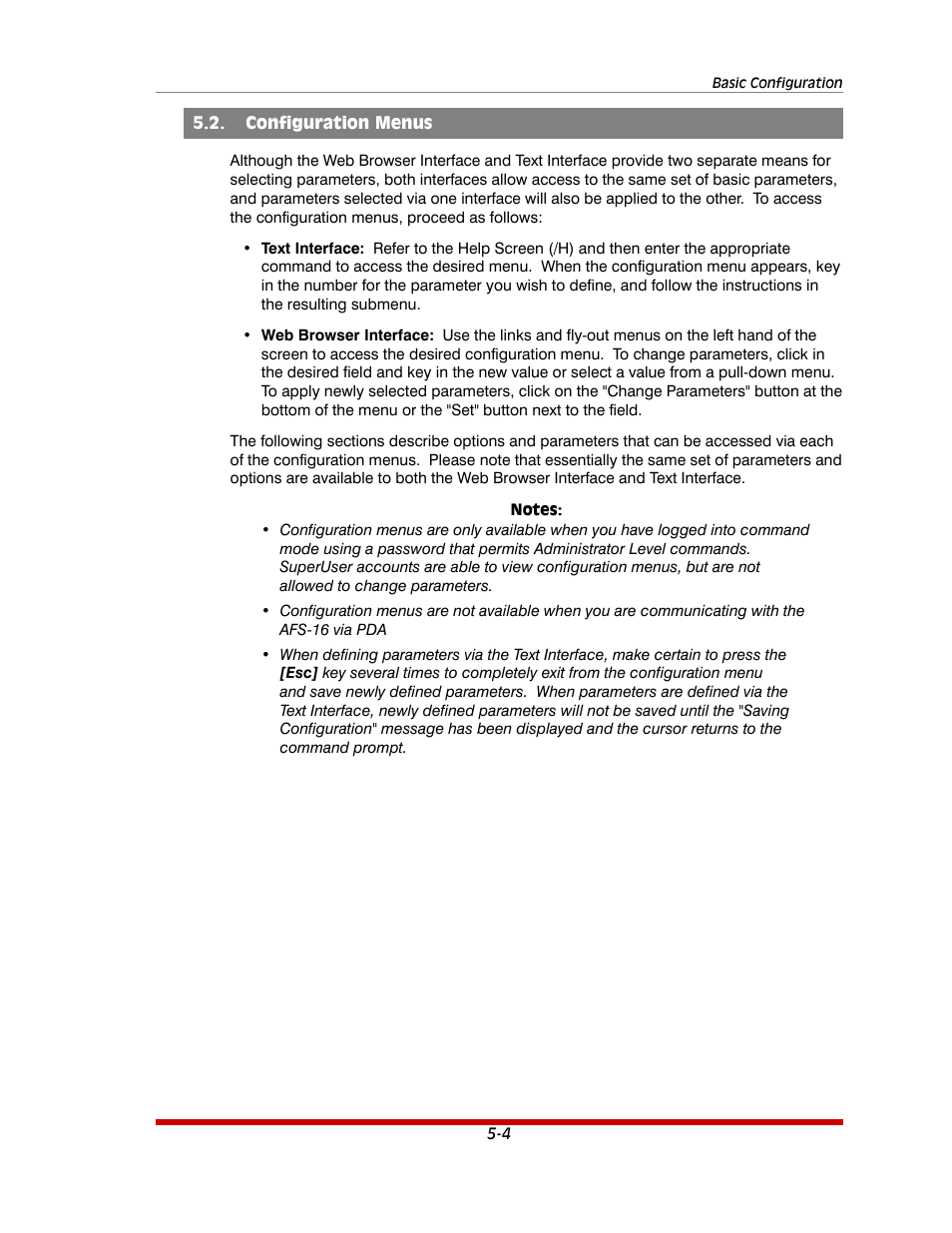 Configuration menus -4 | Western Telematic AFS-16-1 User Manual | Page 25 / 135