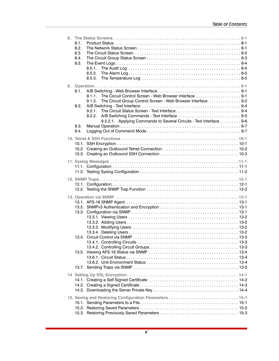 Western Telematic AFS-16-1 User Manual | Page 6 / 135