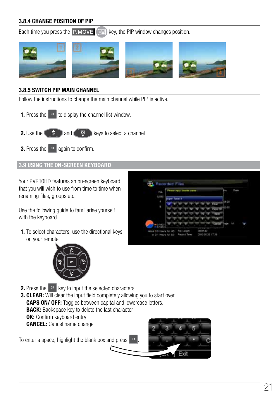 Wintal PVR10 User Manual | Page 21 / 48