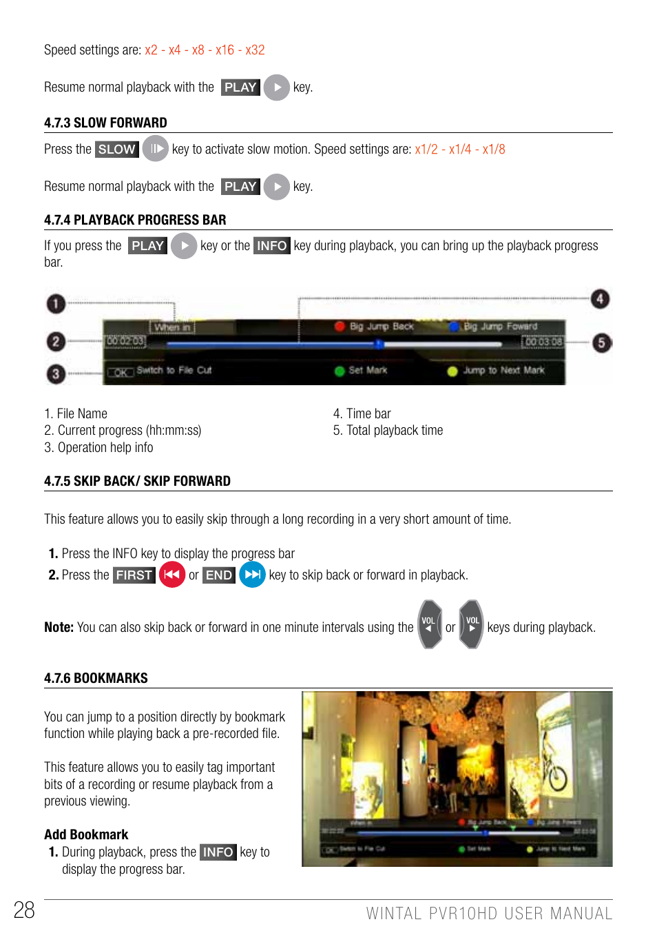 Wintal PVR10 User Manual | Page 28 / 48