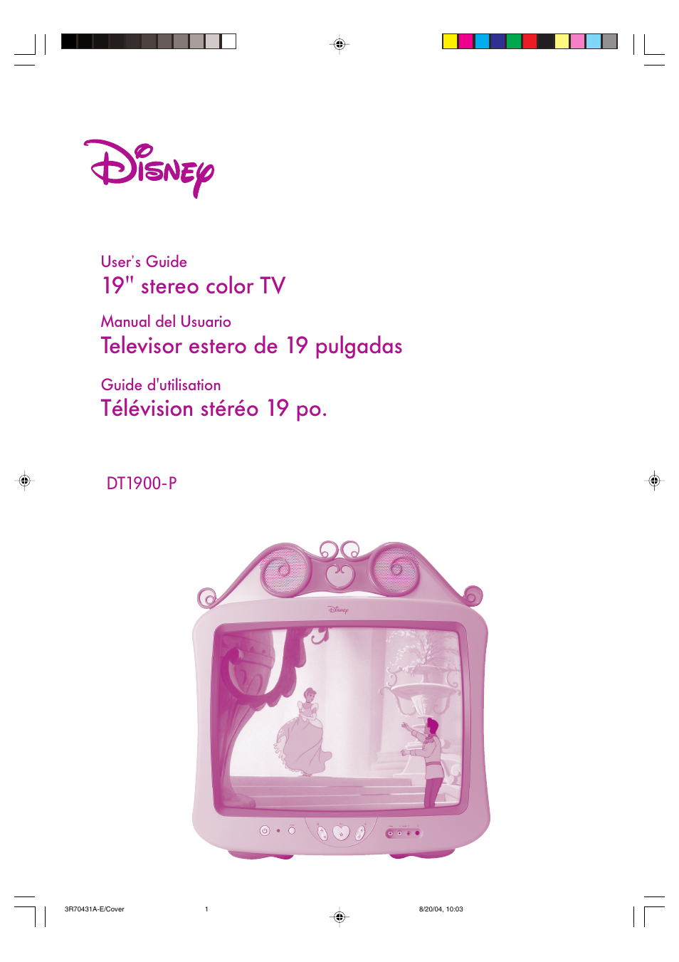Disney DT1900-P User Manual | 32 pages