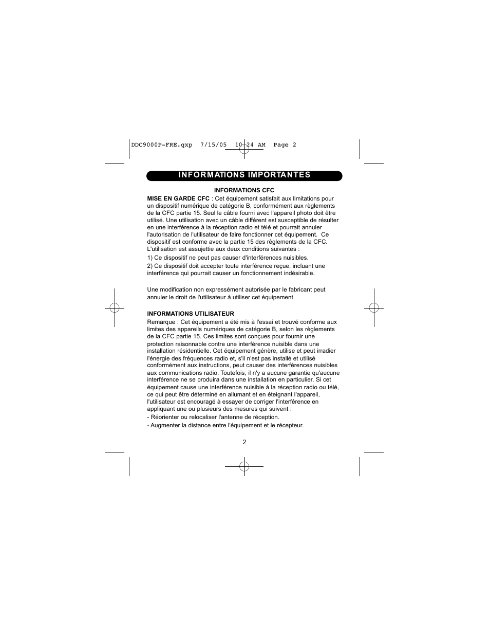 Disney DDC9000-P User Manual | Page 45 / 65