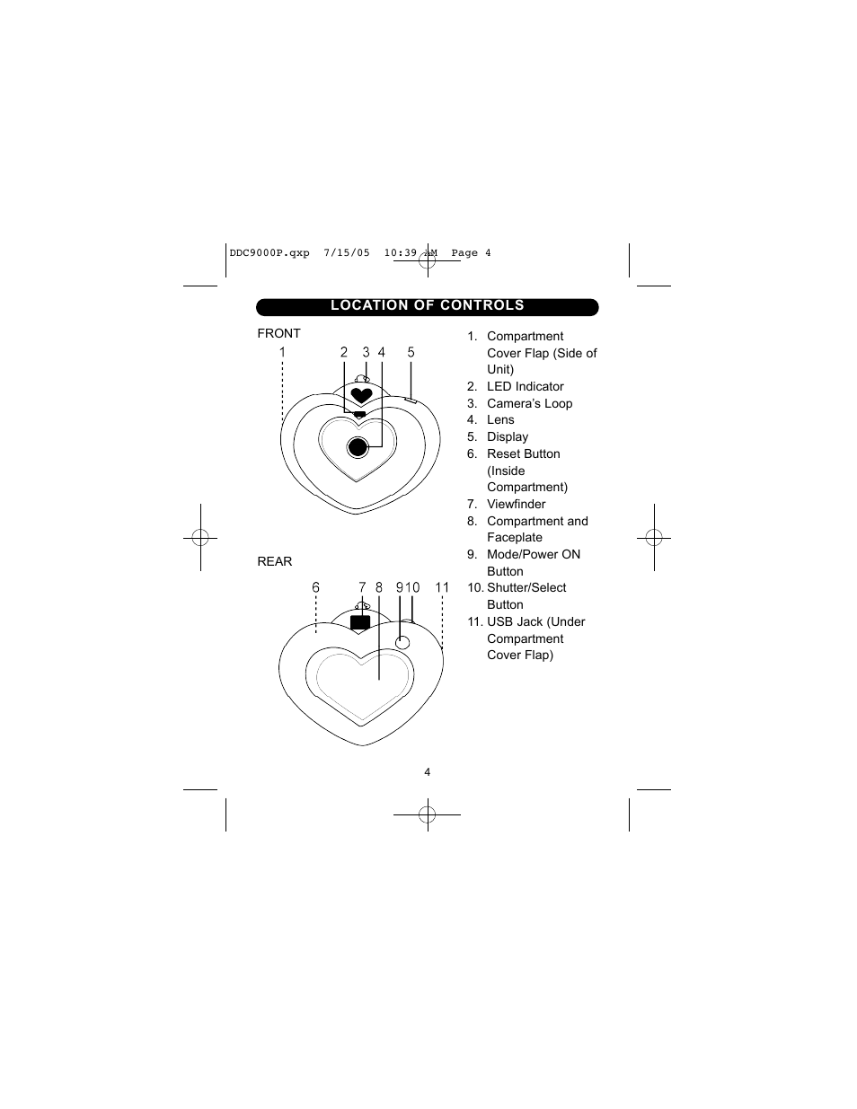 Disney DDC9000-P User Manual | Page 5 / 65