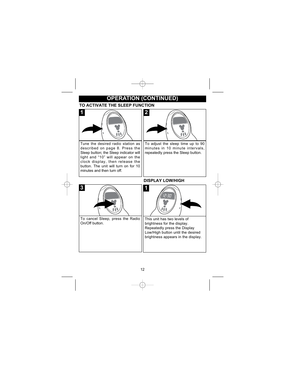 Disney DCR5000-P User Manual | Page 13 / 15