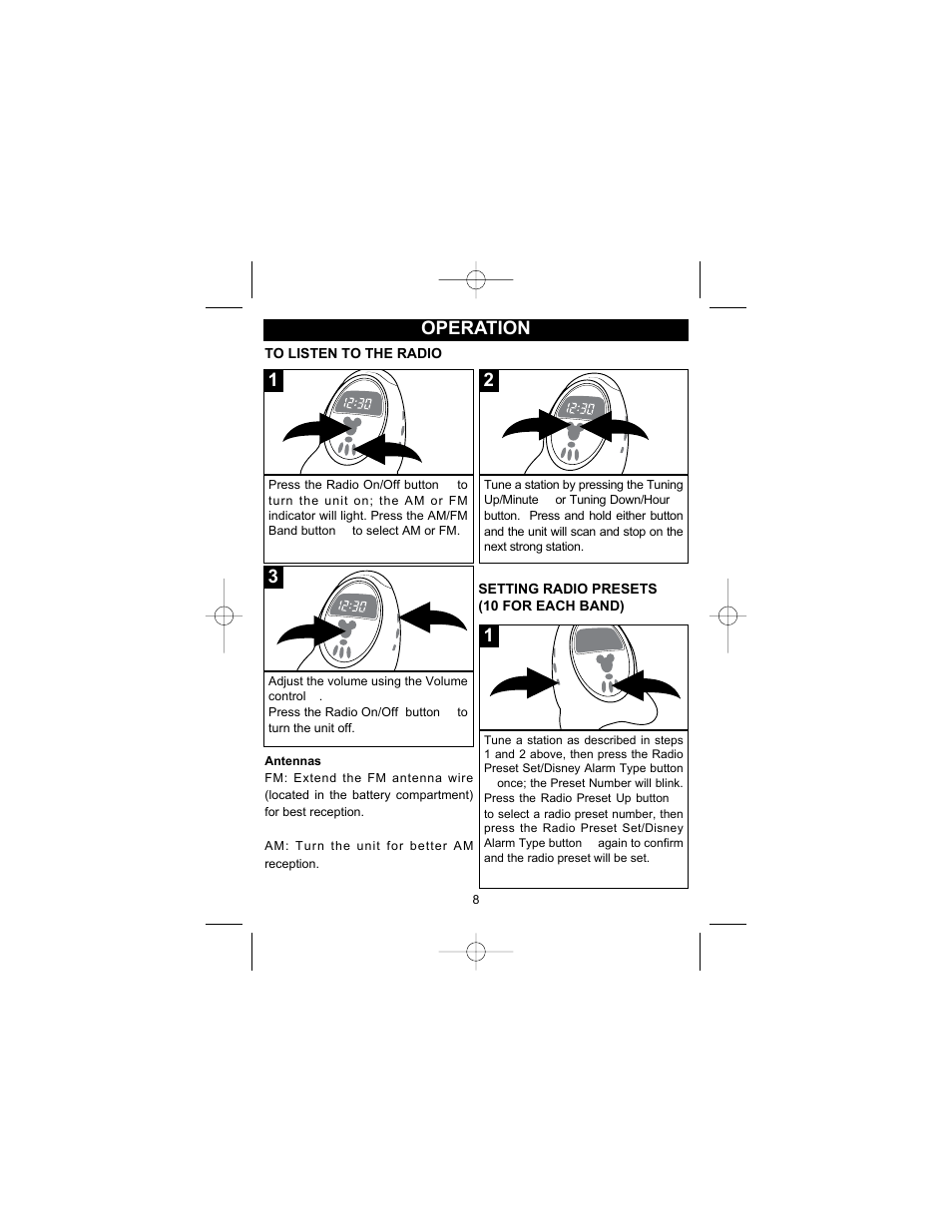 Disney DCR5000-P User Manual | Page 9 / 15
