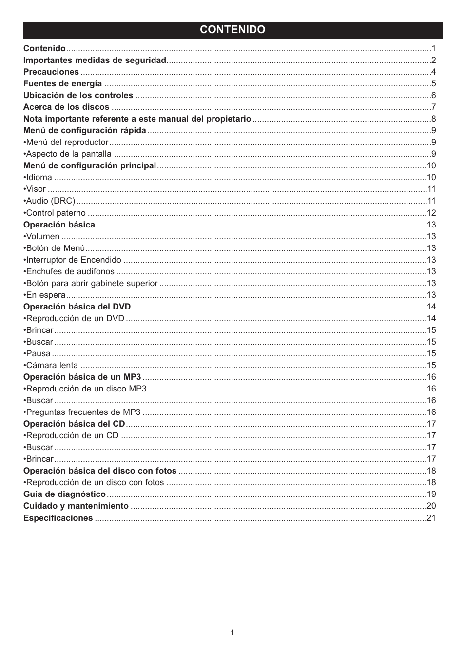 Disney DP7000 User Manual | Page 23 / 66