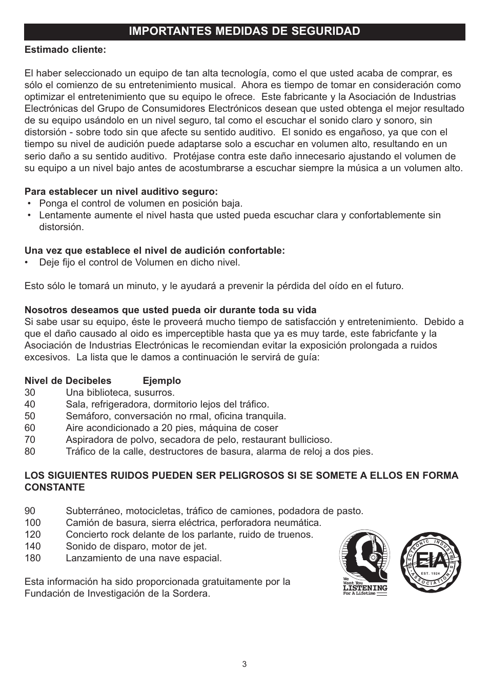 Importantes medidas de seguridad | Disney DP7000 User Manual | Page 25 / 66