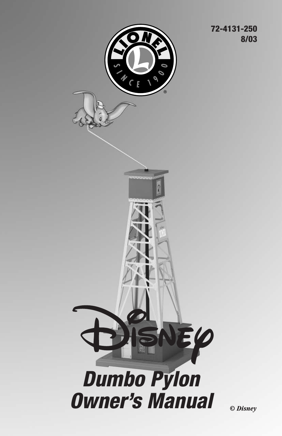 Disney 72-4131-250 User Manual | 12 pages