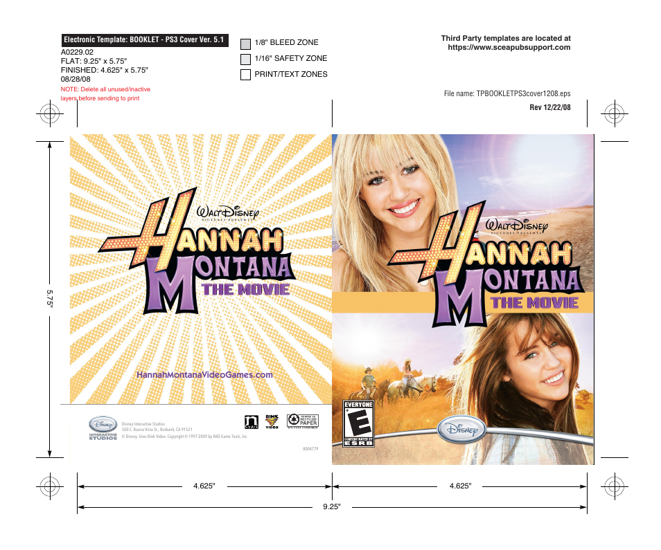 Disney Mix Stick Plus Player Hannah Montana User Manual | 5 pages