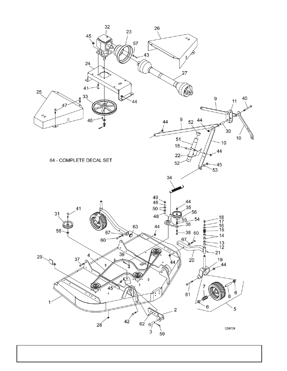 36 parts | Woods Equipment PRD6000 User Manual | Page 36 / 50