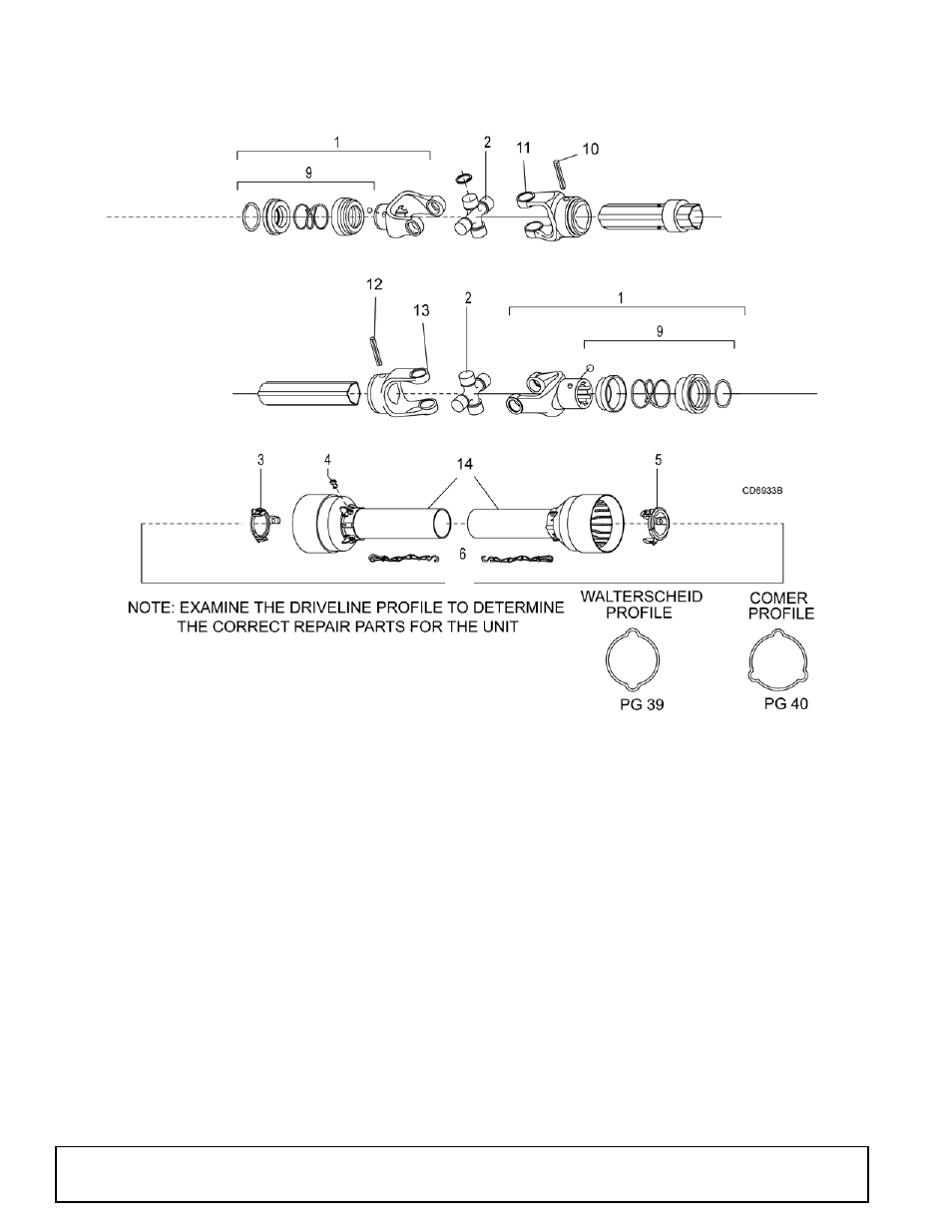 40 parts | Woods Equipment PRD6000 User Manual | Page 40 / 50