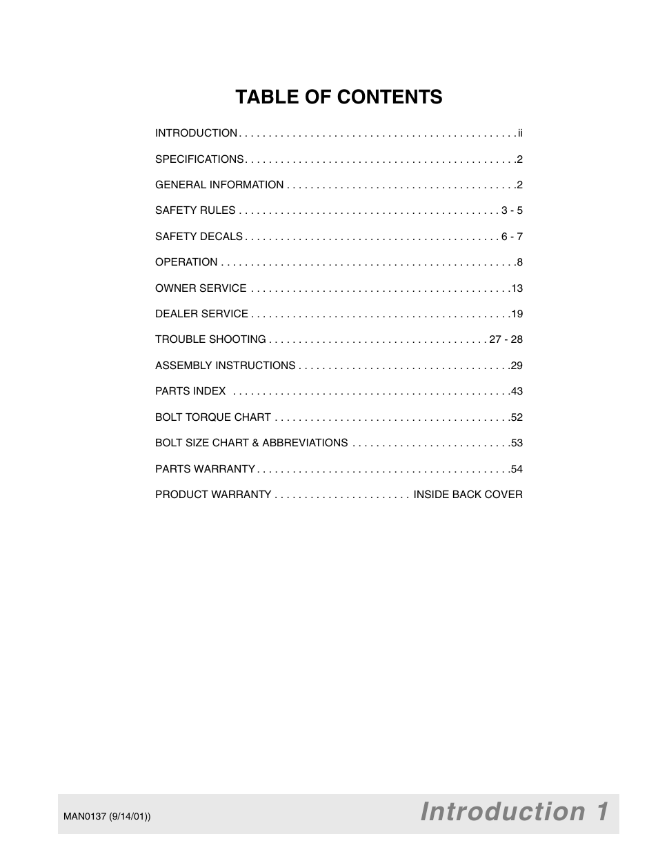 Woods Equipment 7000 User Manual | Page 3 / 50