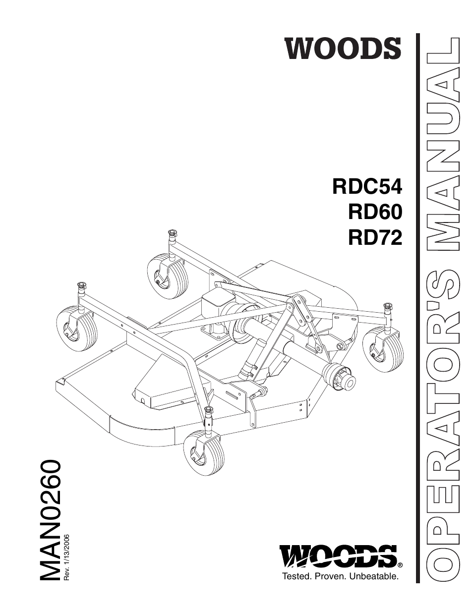 Woods Equipment RDC54 User Manual | 40 pages