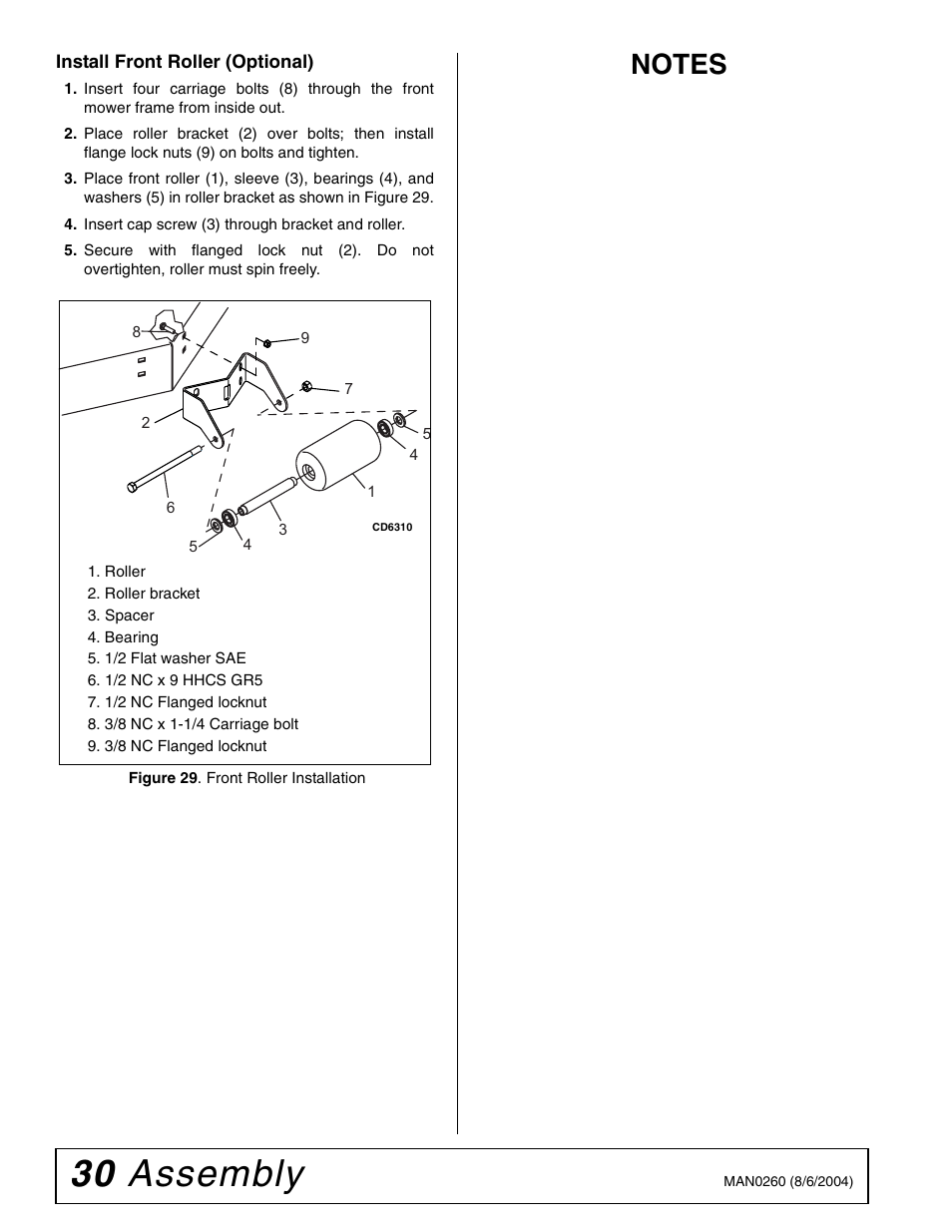 30 assembly | Woods Equipment RDC54 User Manual | Page 32 / 40