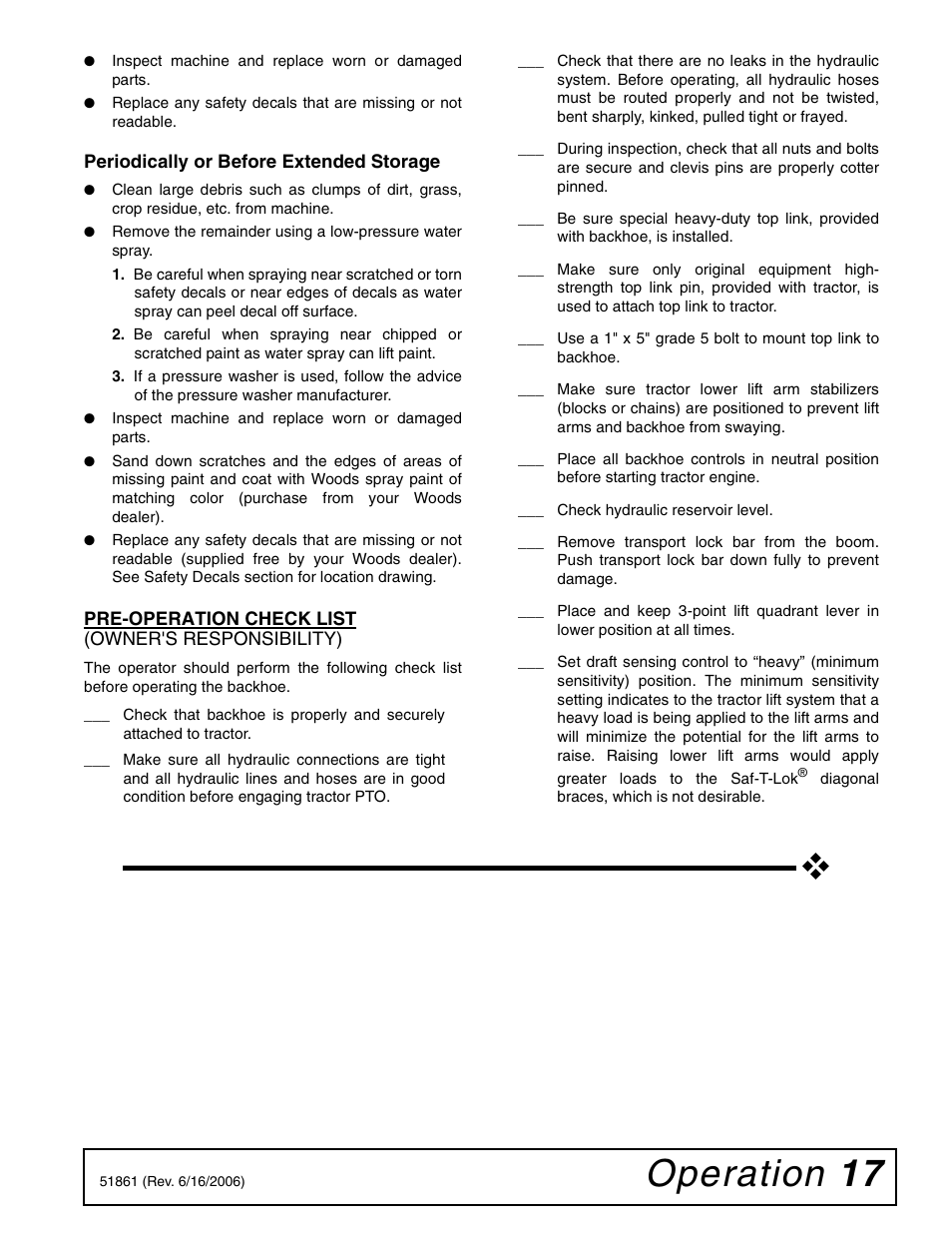 Operation 17 | Woods Equipment 1050 User Manual | Page 17 / 60