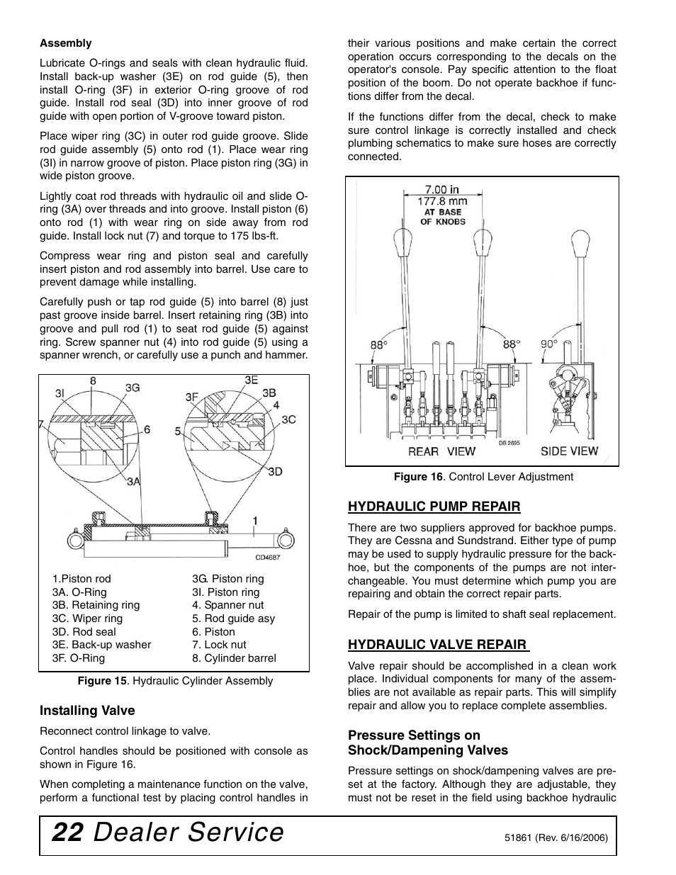 22 dealer service | Woods Equipment 1050 User Manual | Page 22 / 60