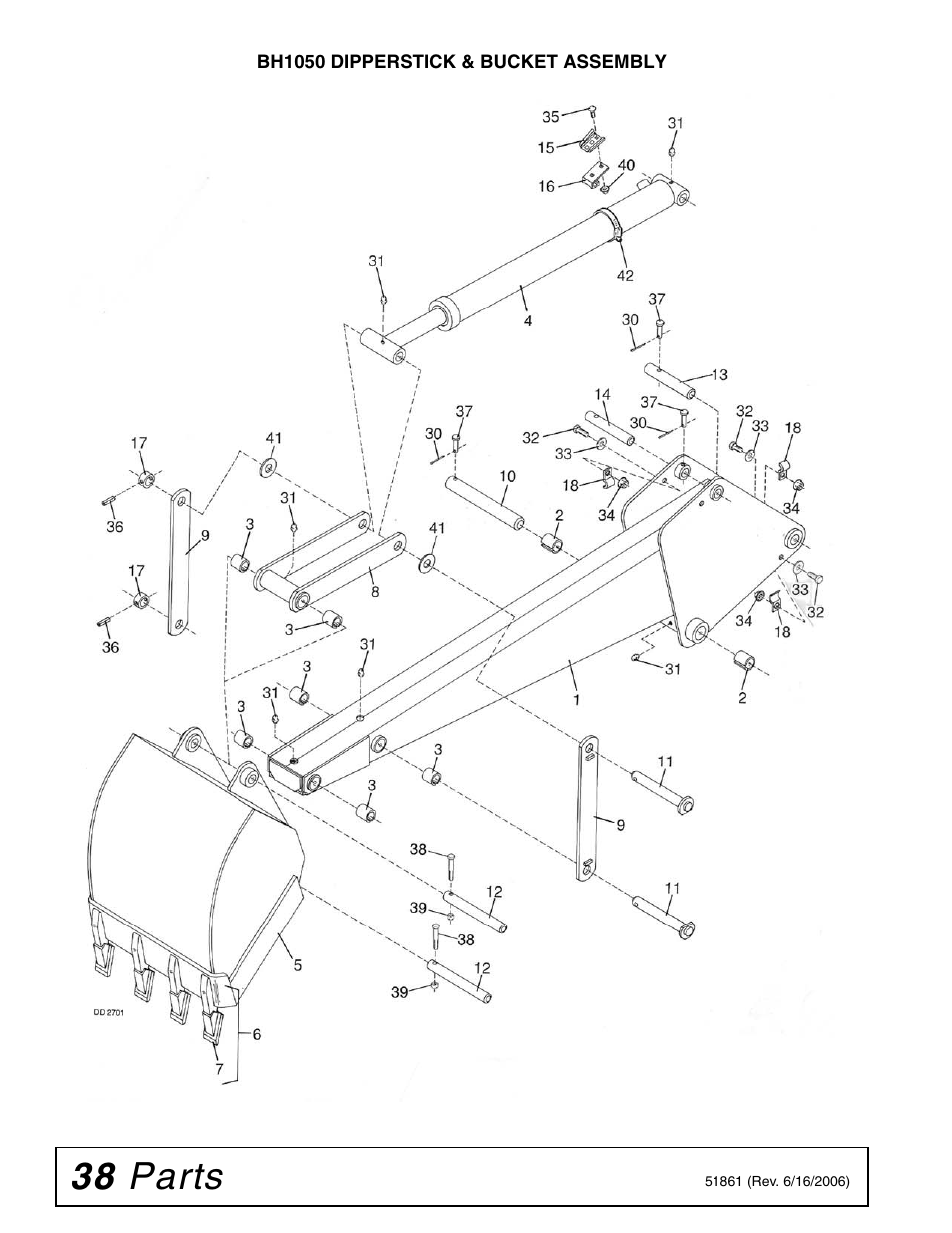 38 parts | Woods Equipment 1050 User Manual | Page 38 / 60