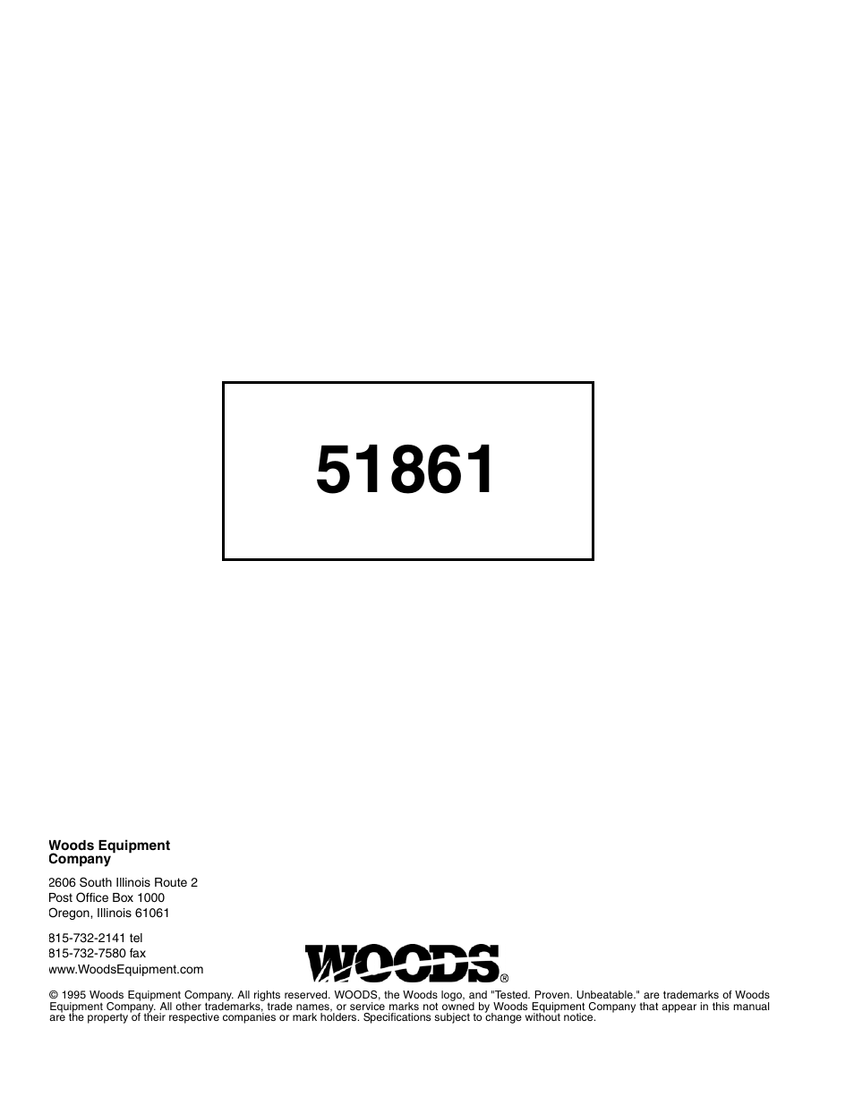 Woods Equipment 1050 User Manual | Page 60 / 60