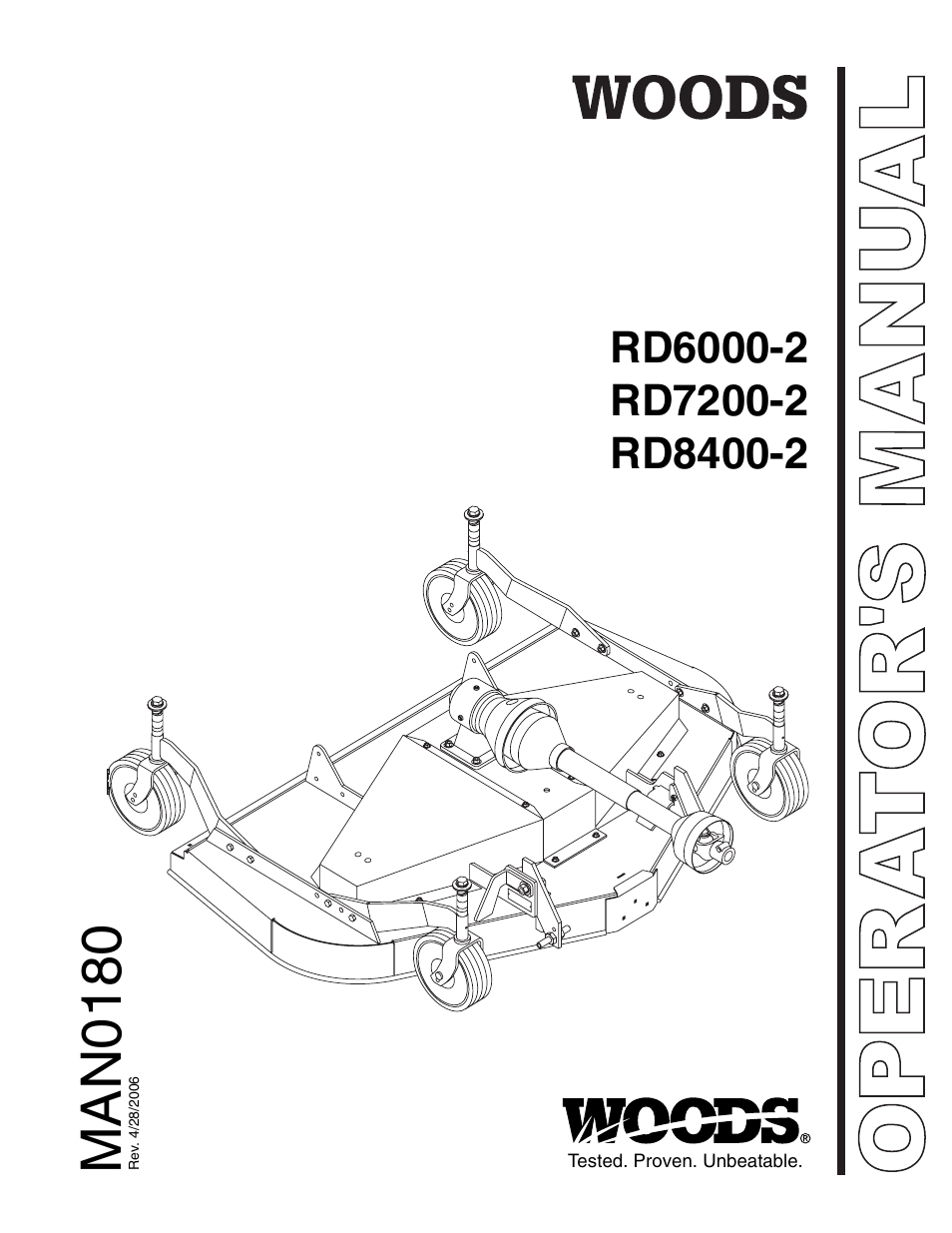 Woods Equipment RD6000-2 User Manual | 48 pages