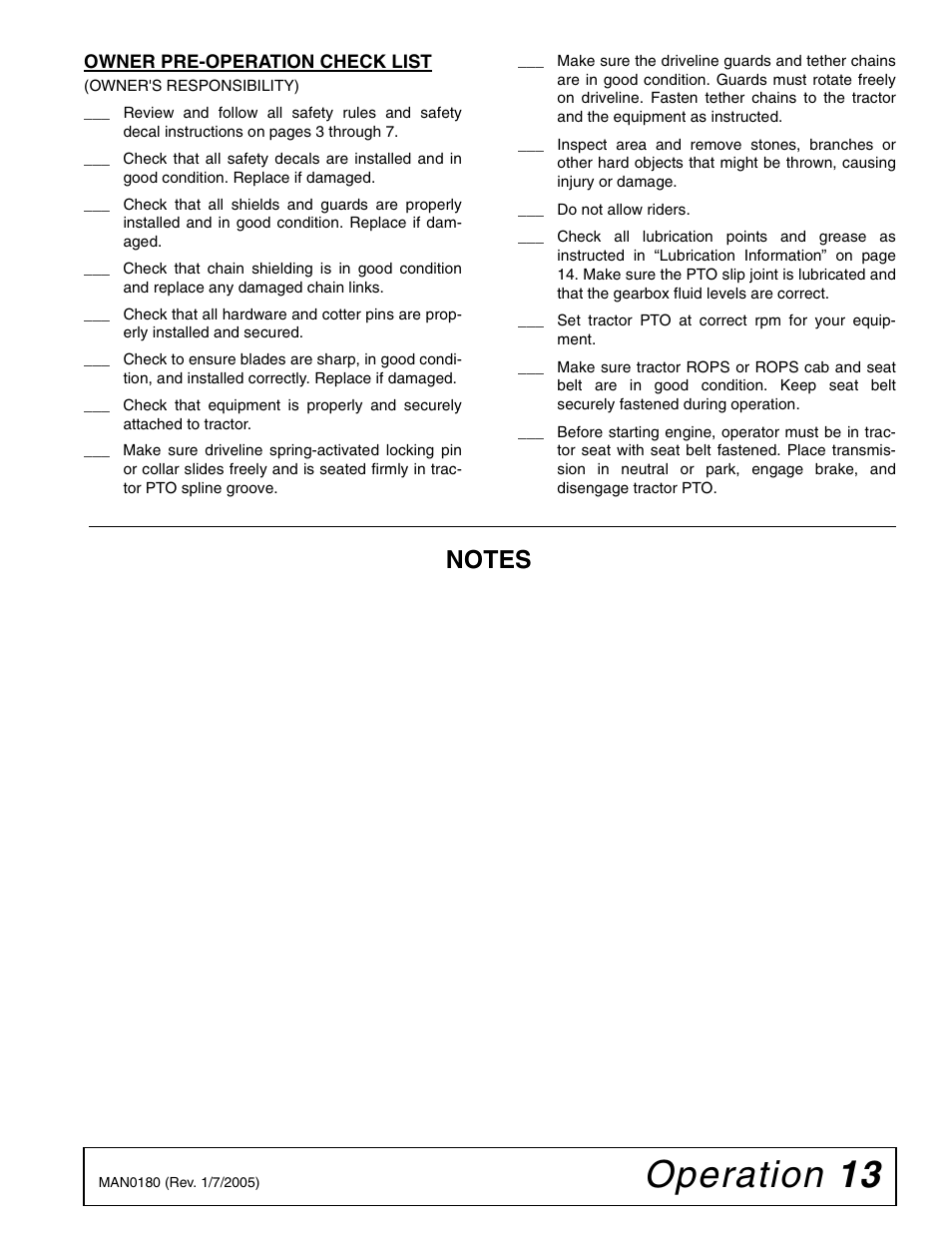 Operation 13 | Woods Equipment RD6000-2 User Manual | Page 15 / 48