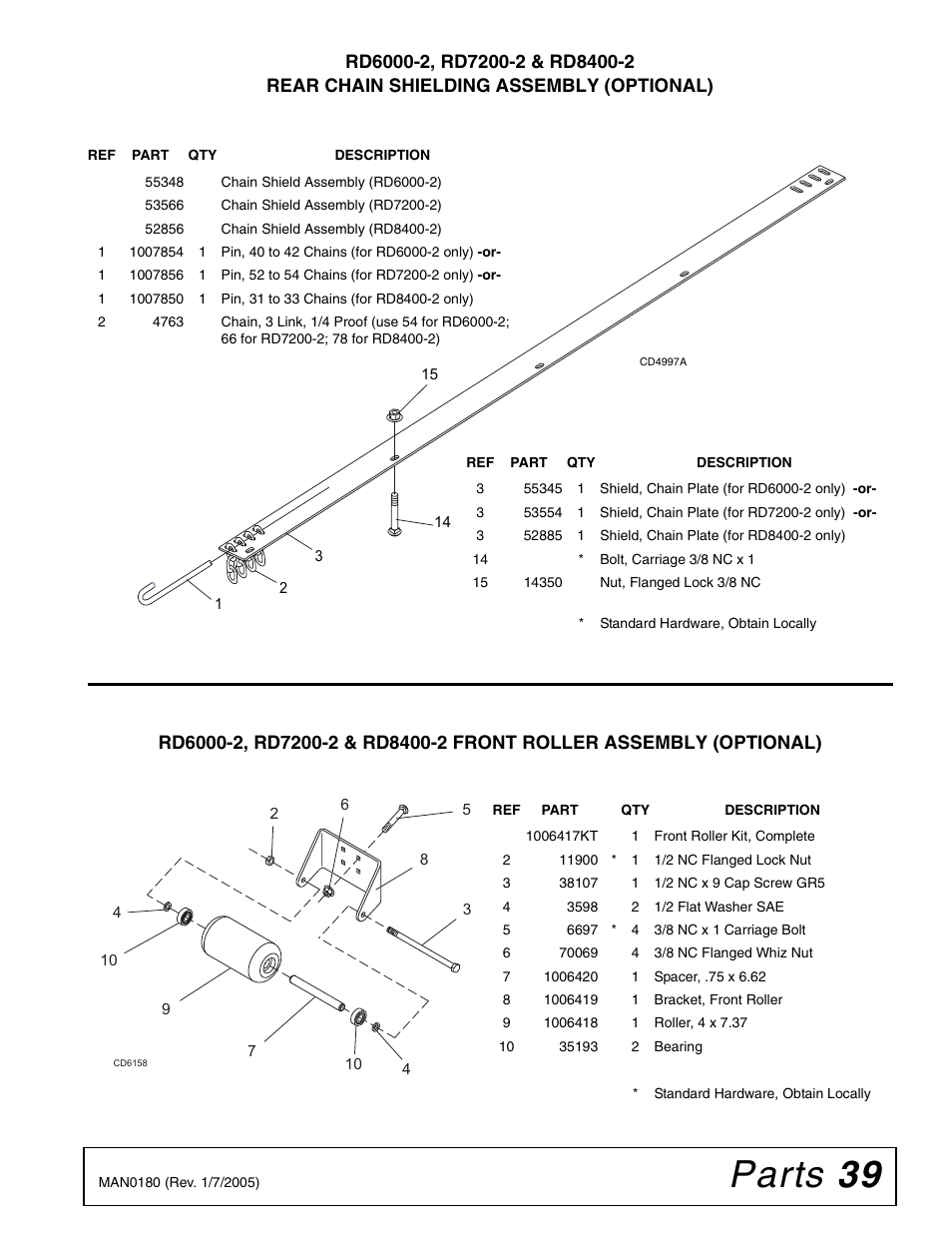 Parts 39 | Woods Equipment RD6000-2 User Manual | Page 41 / 48