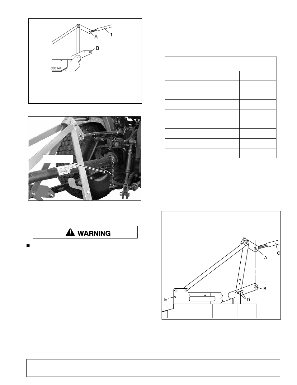 Operation 11, Important, Warning | Woods Equipment RD72 User Manual | Page 11 / 48