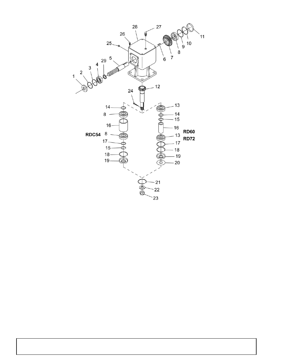 36 parts | Woods Equipment RD72 User Manual | Page 36 / 48