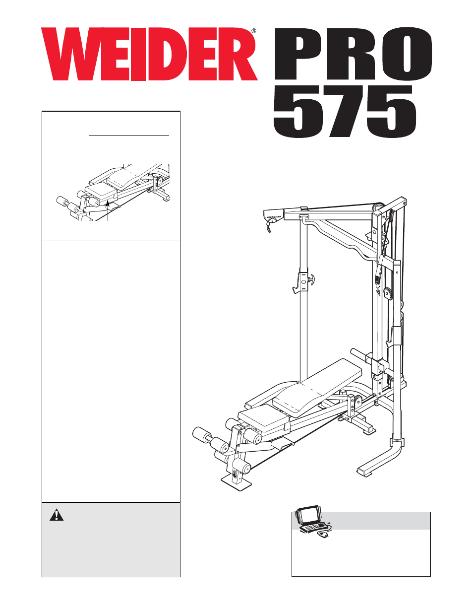 Weider WEBE29911 User Manual | 26 pages