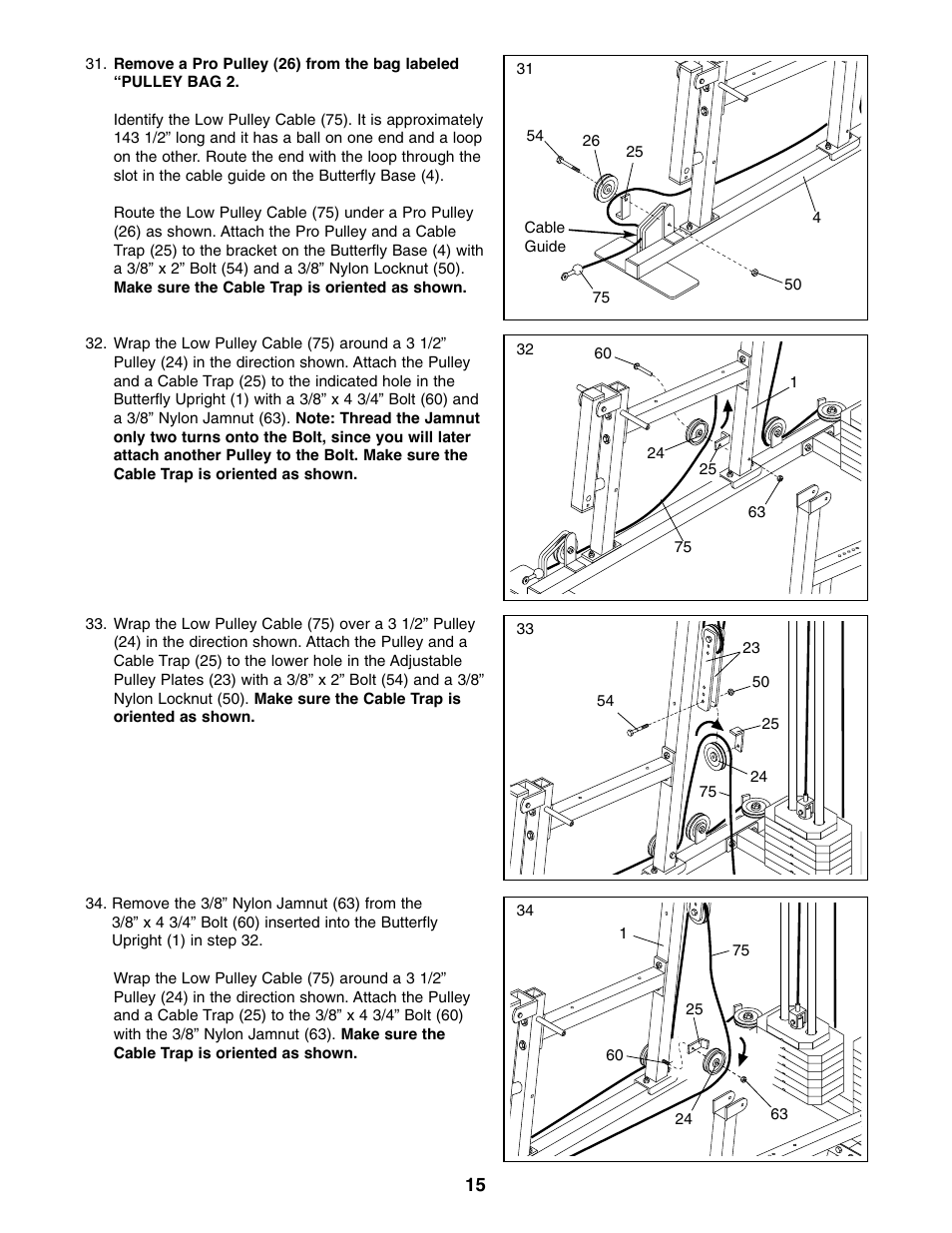 Weider 9940 User Manual | Page 15 / 33