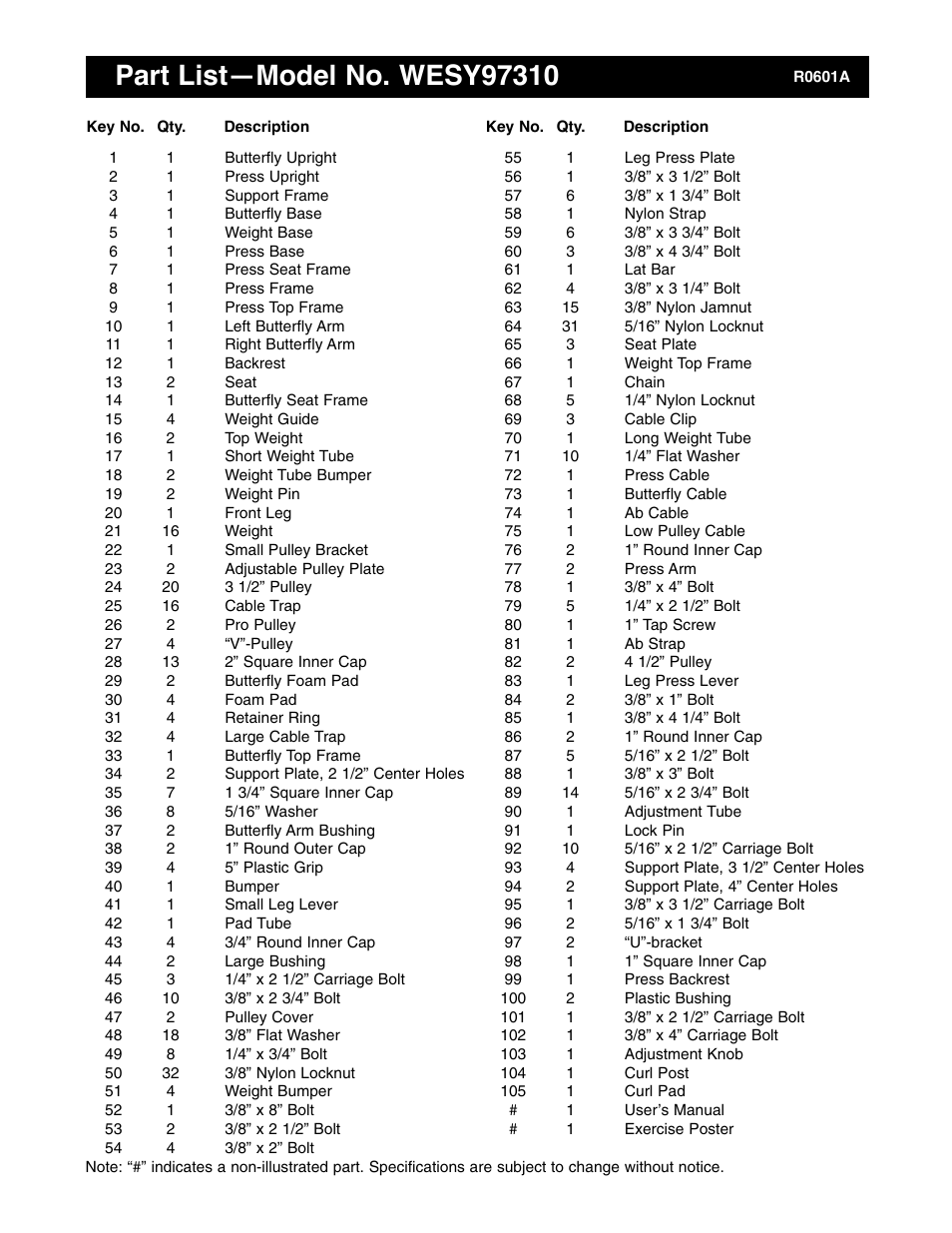 Weider 9940 User Manual | Page 31 / 33