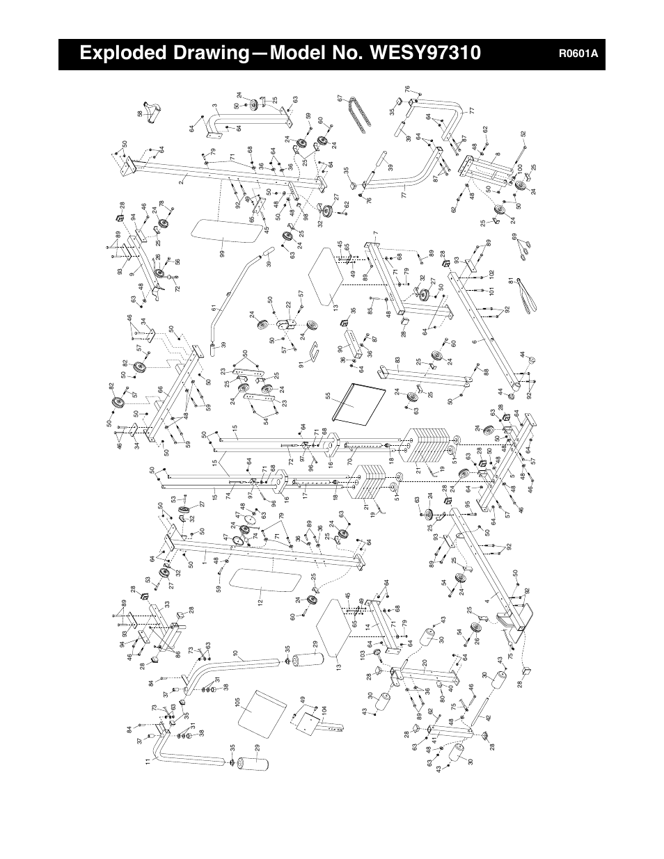 R0601a | Weider 9940 User Manual | Page 32 / 33