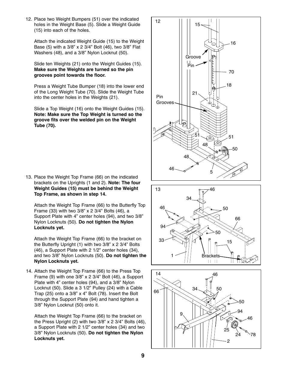 Weider 9940 User Manual | Page 9 / 33