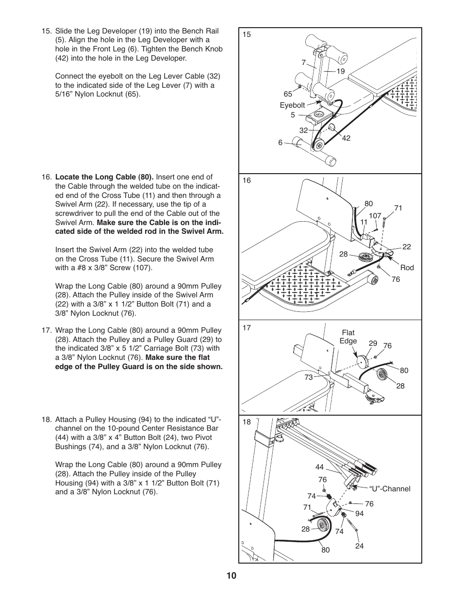 Weider WESY5993.2 User Manual | Page 10 / 24