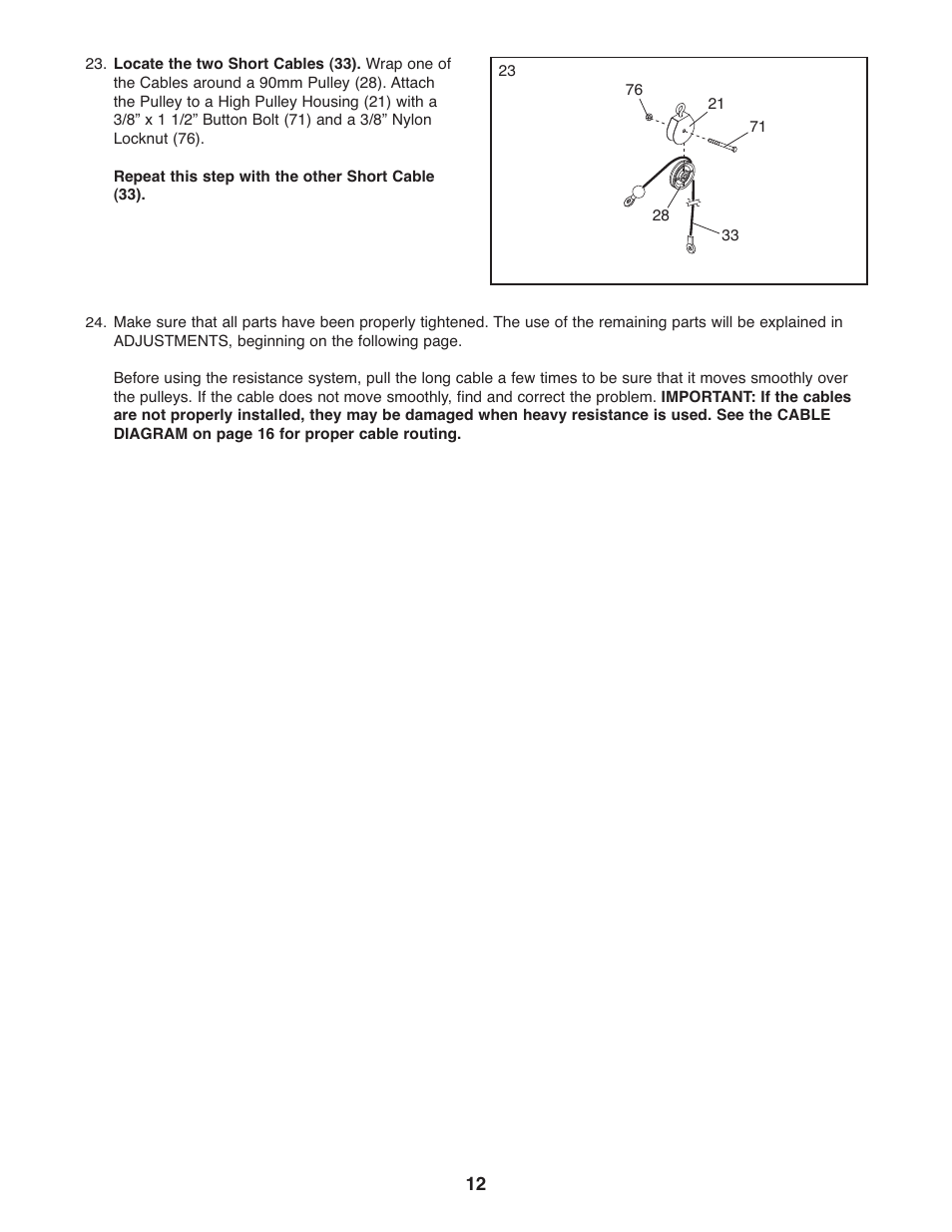 Weider WESY5993.2 User Manual | Page 12 / 24