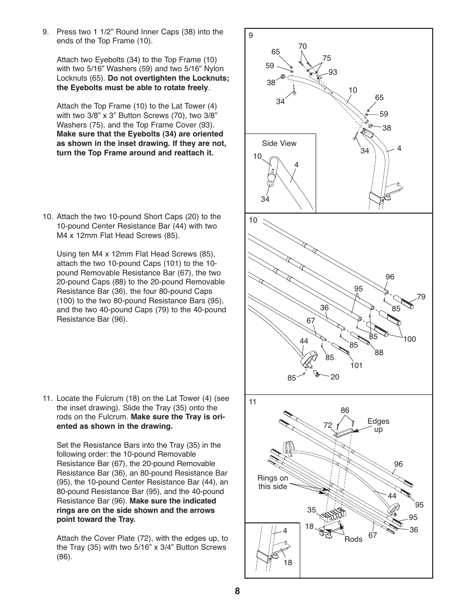 Weider WESY5993.2 User Manual | Page 8 / 24