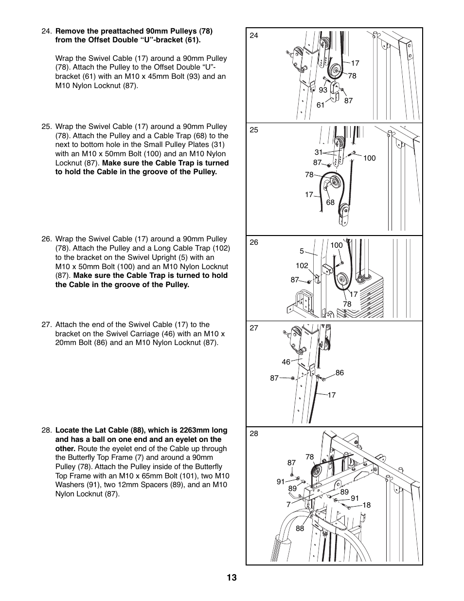 Weider WESY39523 User Manual | Page 13 / 35