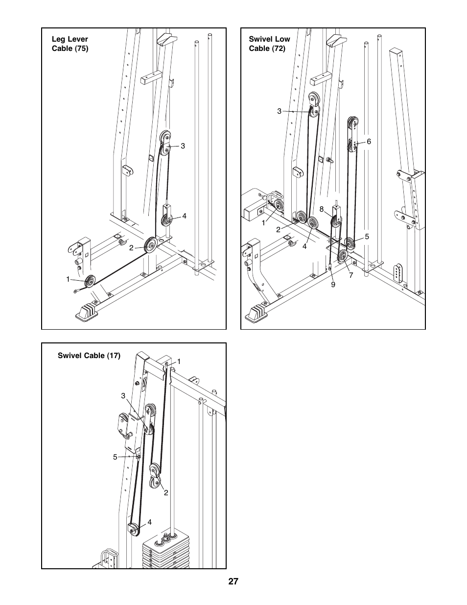 Weider WESY39523 User Manual | Page 27 / 35