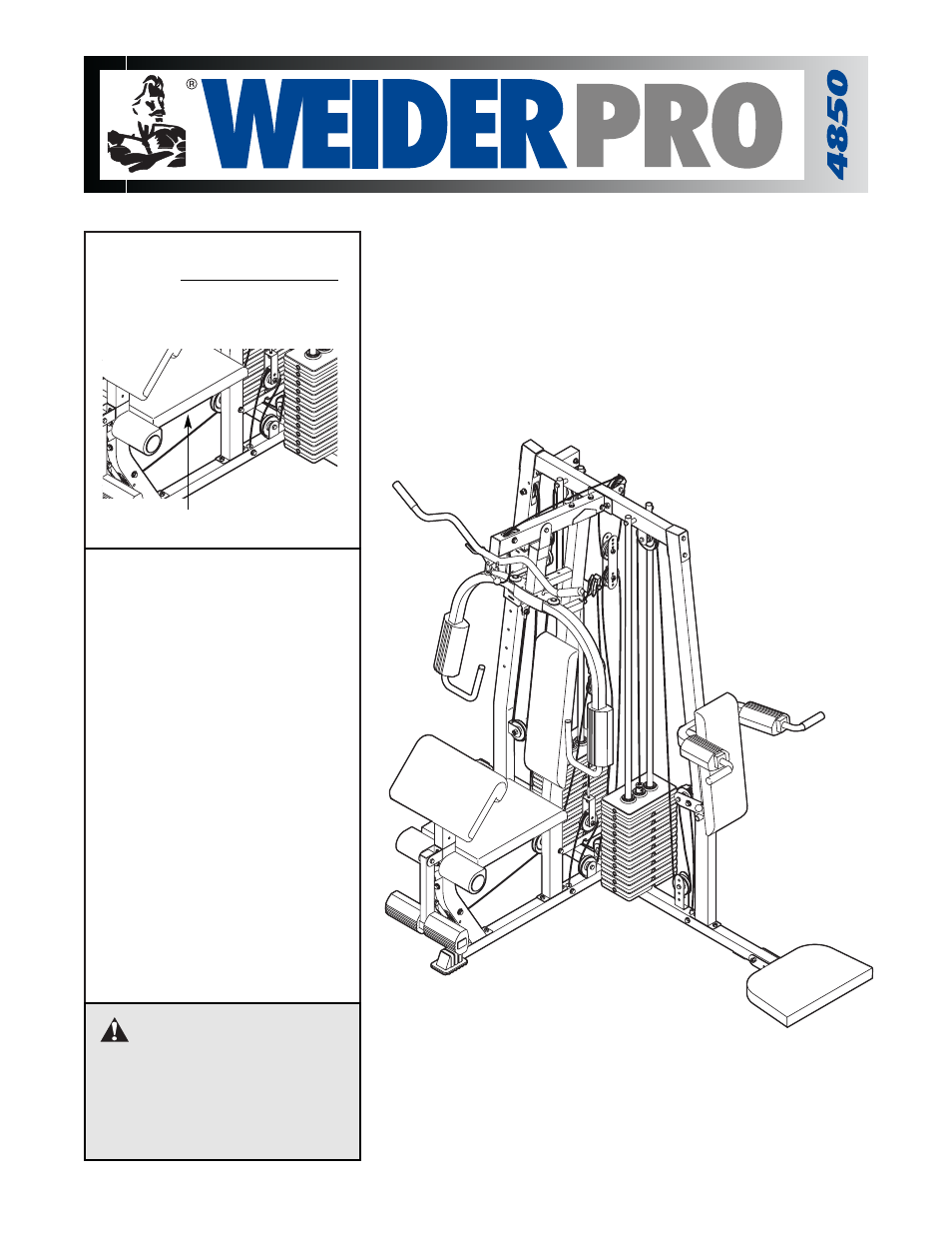 Weider 831.153933 User Manual | 33 pages