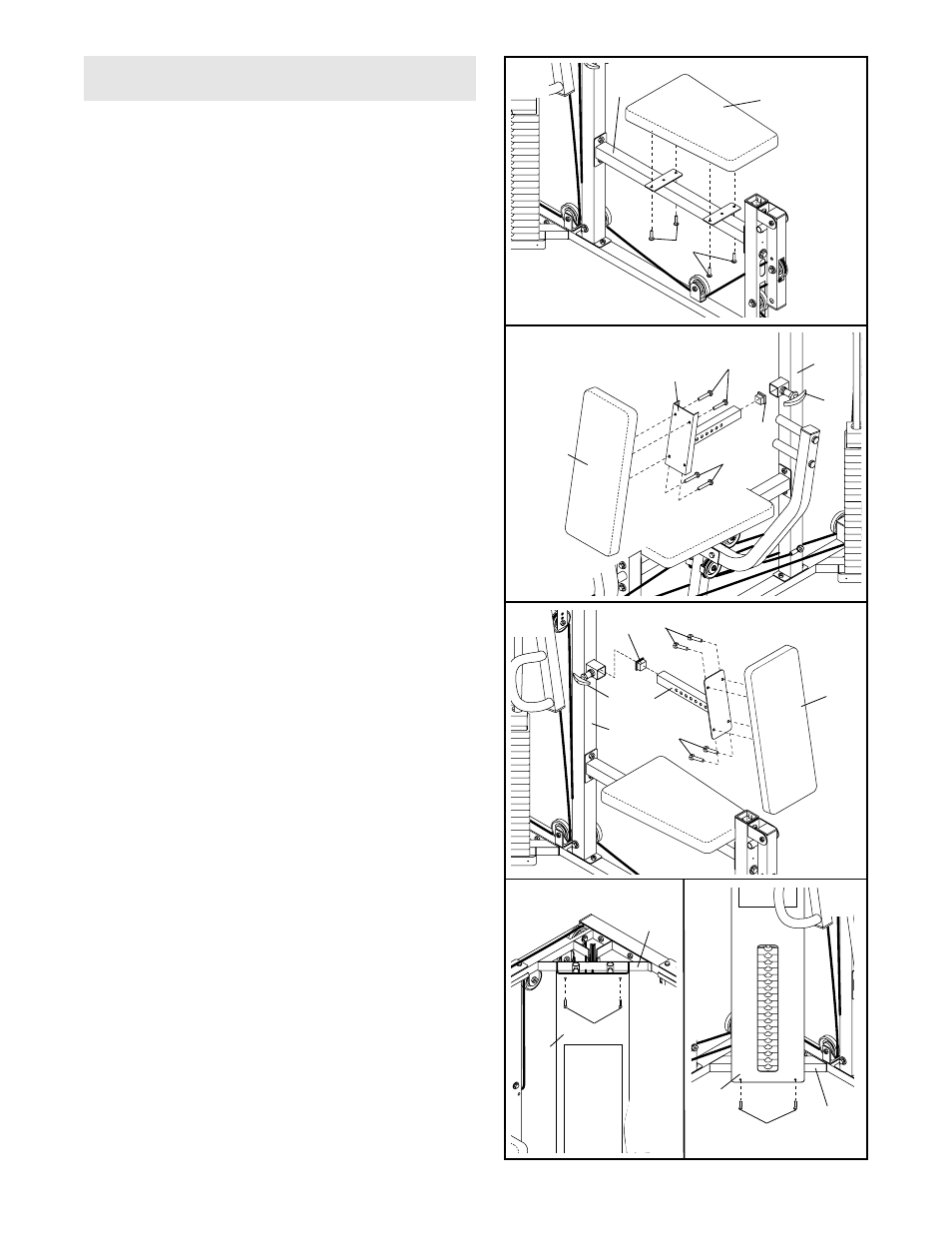 Seat assembly | Weider WESY59101 User Manual | Page 19 / 35