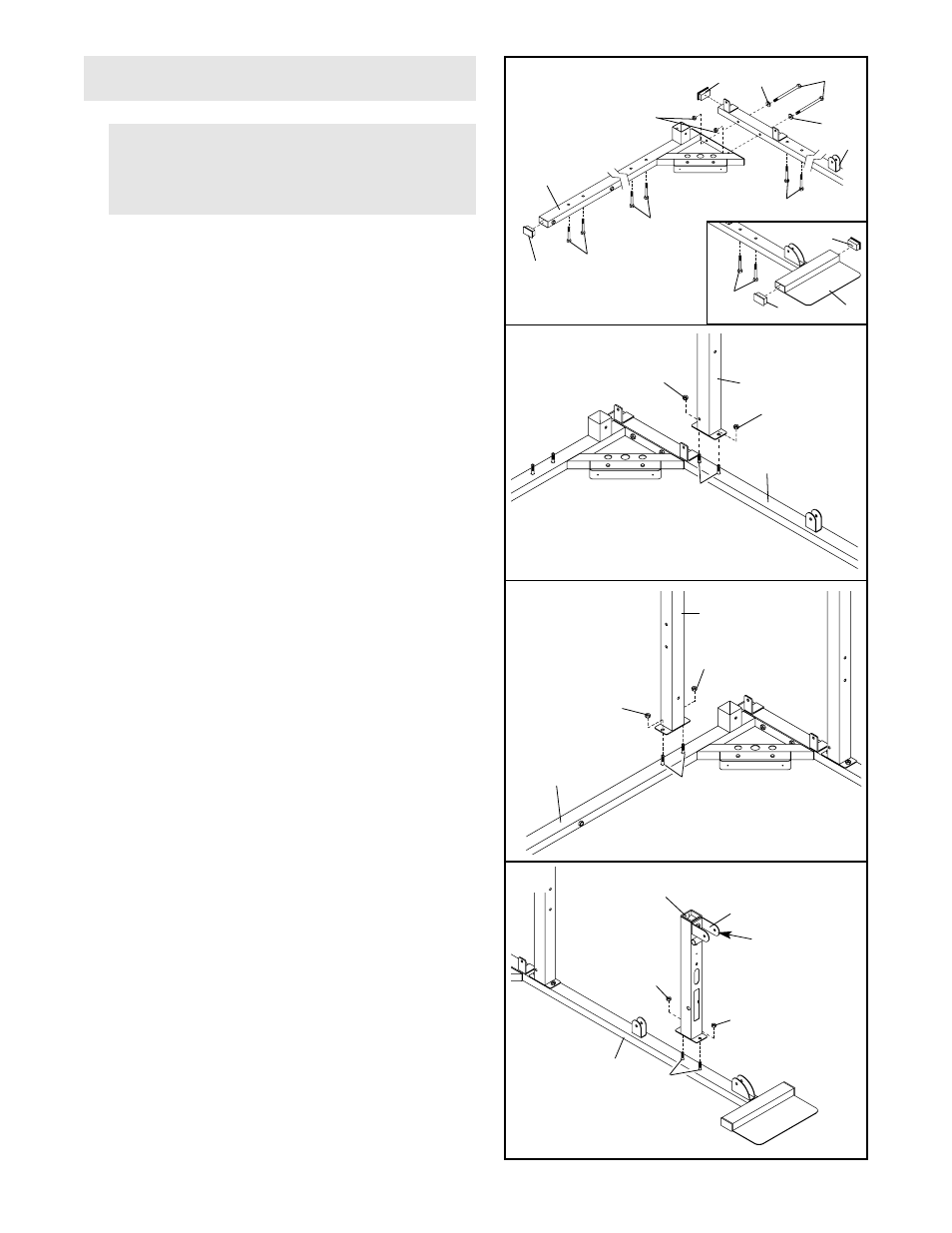 Frame assembly | Weider WESY59101 User Manual | Page 6 / 35