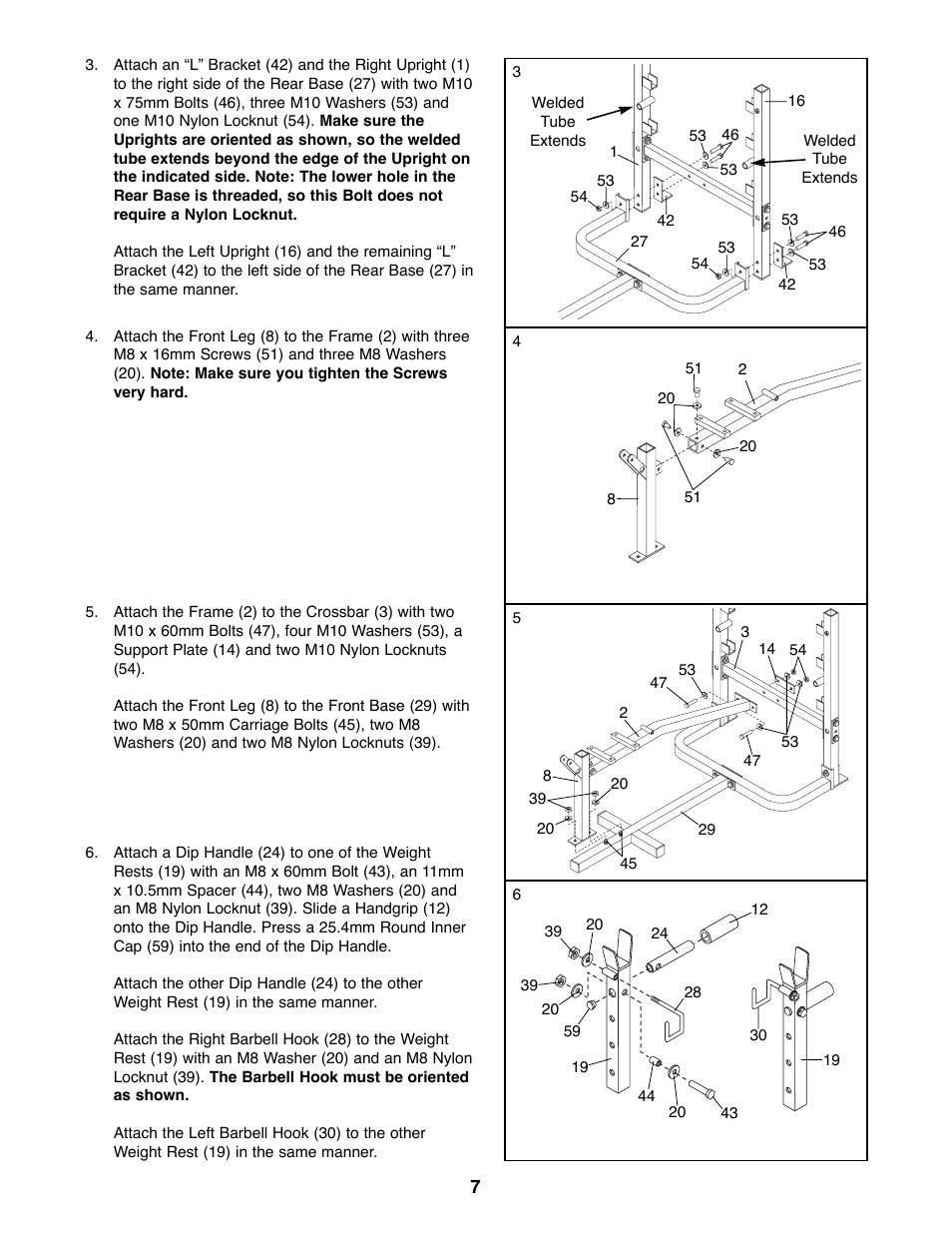 Weider 148 User Manual | Page 7 / 20