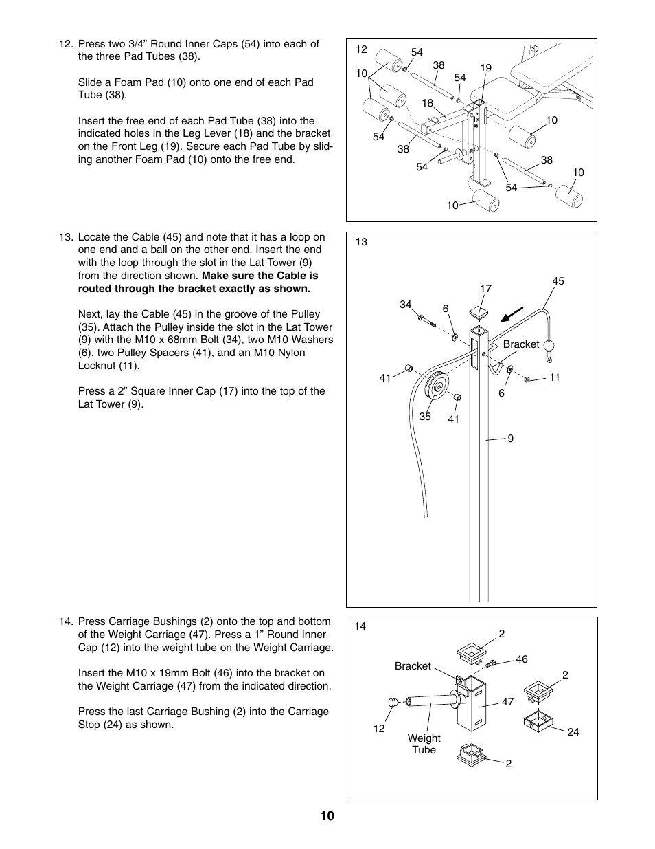 Weider WEBE44490 User Manual | Page 10 / 22