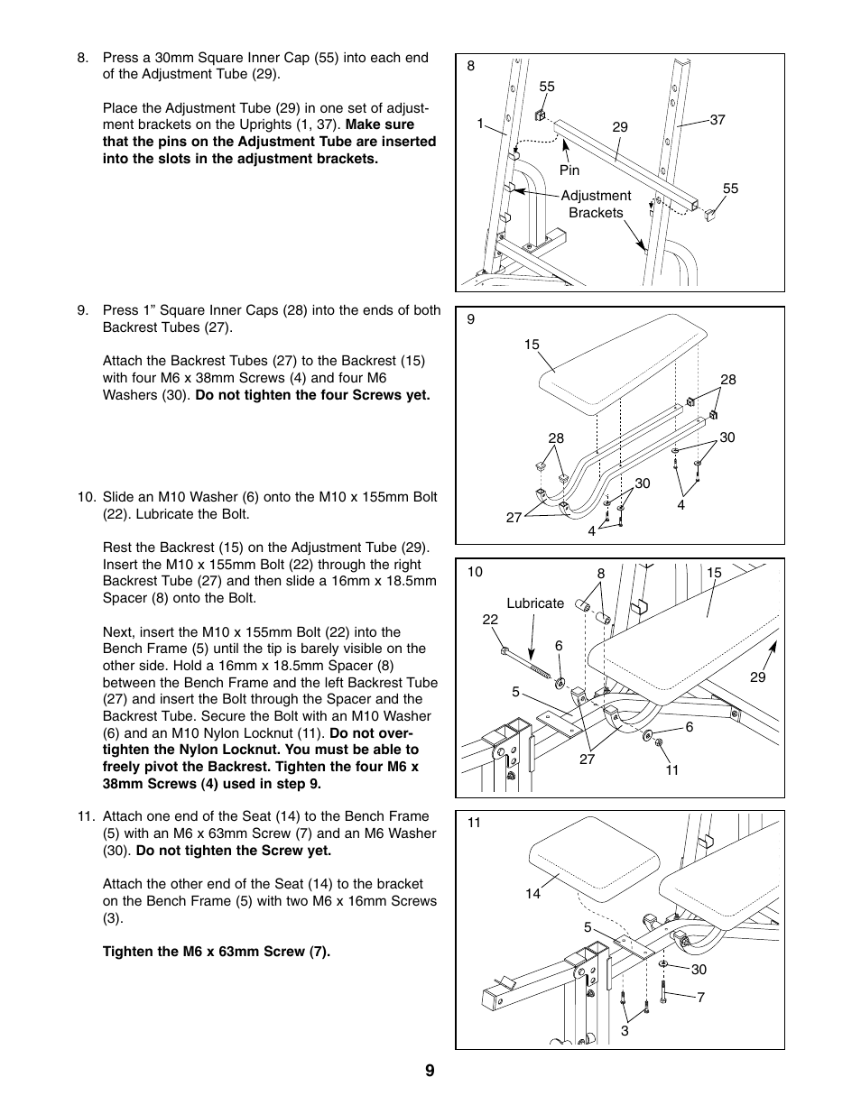 Weider WEBE44490 User Manual | Page 9 / 22