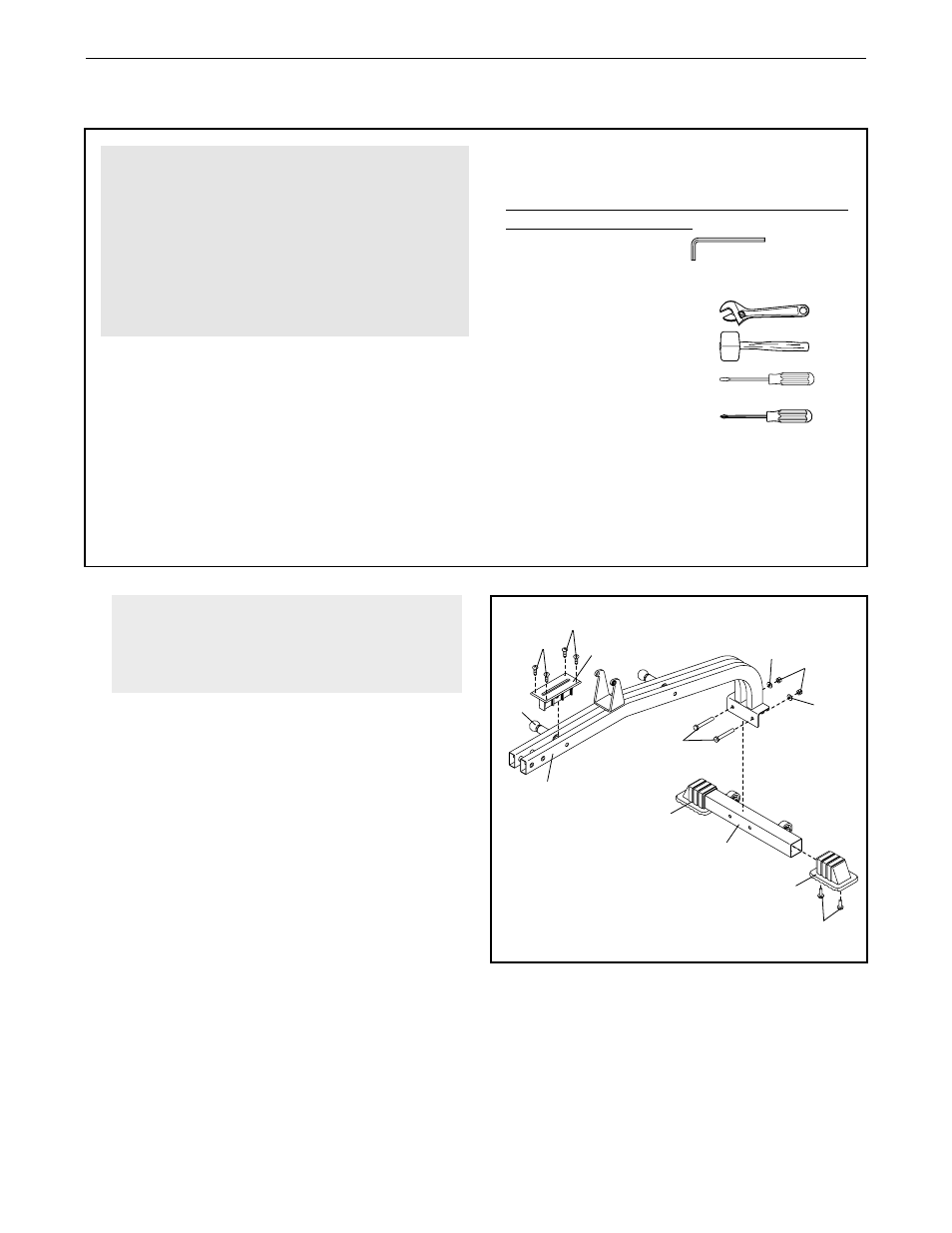 Assembly | Weider C670 User Manual | Page 6 / 34