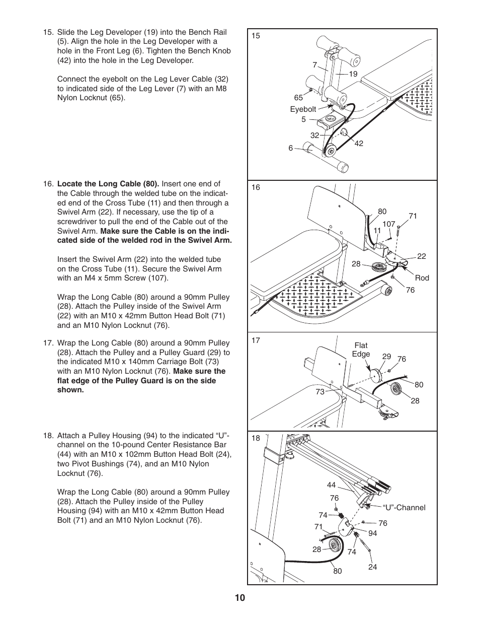 Weider WESY5993.3 User Manual | Page 10 / 24